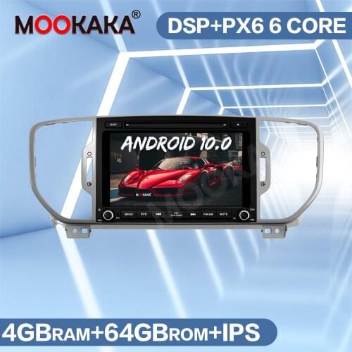 Android 10.0 64GB Car Multimedia Player For KIA Sportage 4 2016 - 2018 GPS Navigation Auto Stereo Head Unit Radio Tape Recorder
