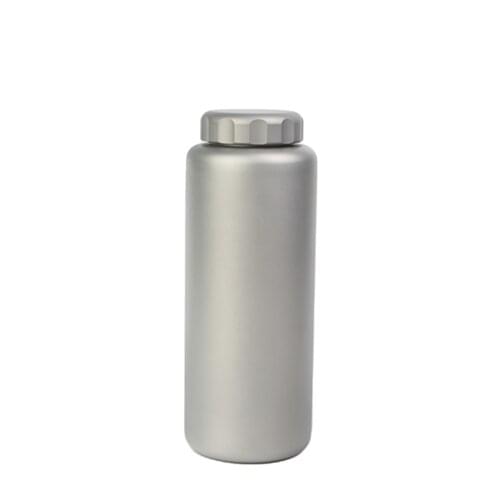 BIVOUAC 1050ml Titanium Big Bottle Singe Wall Water Bottle Camping Bottle Big Water Bottle 245g Camping Gear LSTi2020116