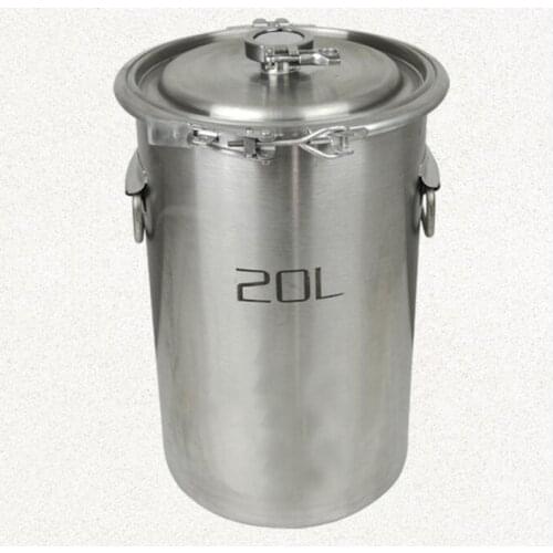 20L 316 Stainless steel fermenters Alcohol Distiller Bar fermentation tank liquor wine beer fermentation bucket High Quality