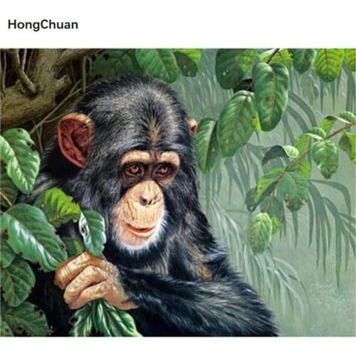 Little Gorilla 5D DIY Square/Round Diamond Painting Cross Stitch Seike Christmas Diamond Embroidery Home Decoration Gift