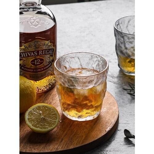 Nordic Matte Glass Cup Breakfast Juice Milk Water Beer Whiskey Glass Cup Home Bar Creative Colorful Irregular Cups Drinkware