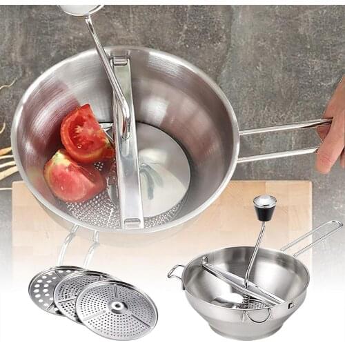 Food Grinder Mill Stainless Steel Unique Uses Durable Manual Non-toxic Easy To Use Versatile And Best Tool For Outdoor Activity