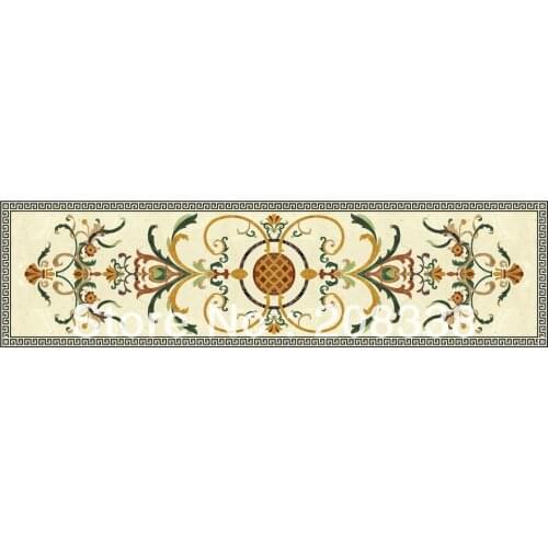 Marble medallion, waterjet medallion