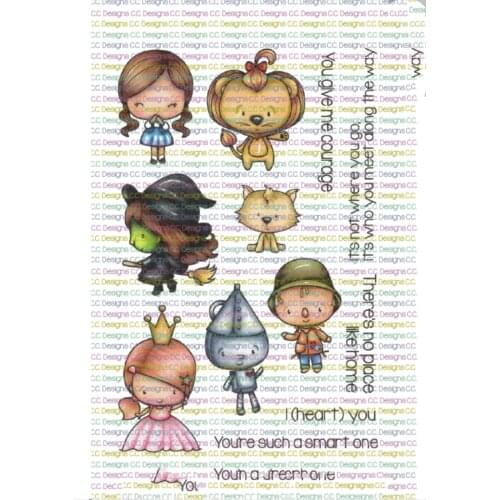 11x16 Boy and little girl Ttransparent Clear Stamps Silicone Seals for DIY scrapbooking photo album Card Making