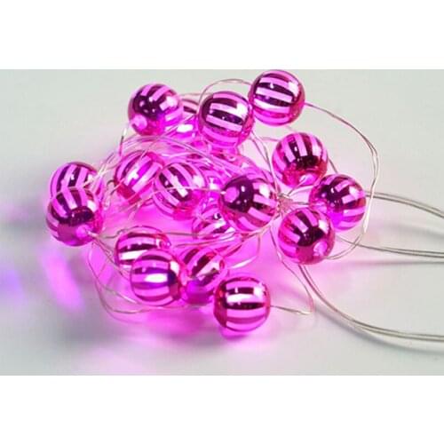 LED String Lamp Morocco Ball Iron Creative Ball String Light for Decoration Party Wedding Christmas Valentines Day Garland