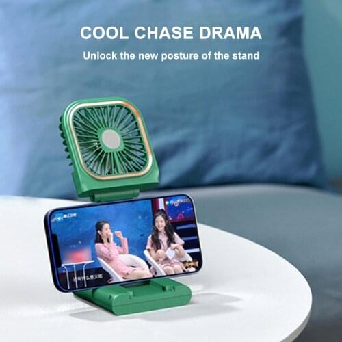 USB portable fan cold fan hands free neck fan hanging rechargeable mini sports fan 3-speed adjustable neck dual fan Home Office