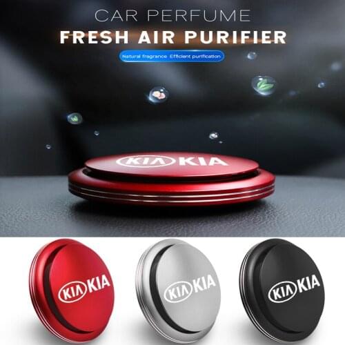 Auto Logo Rotating Car Air Freshener Perfume Interior Parts Decor Aromatherapy For KIA Rio K5 Sportage Ceed Sorento Picanto Soul