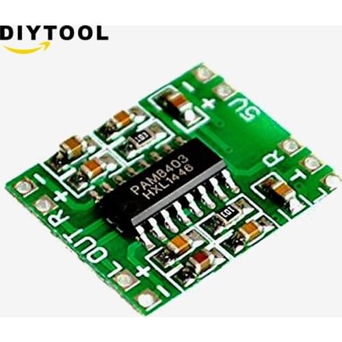 10PCS 2.5-5V 2X3W Mini Audio Class D amplifier board PAM8403 board M4