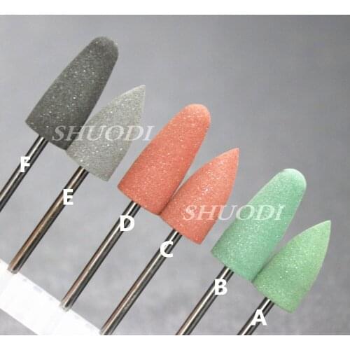 10pcs Dental Lab Material Silicon Rubber Laboratory Polishing Grinding Bur Jewelry Buffing medium coarse sand
