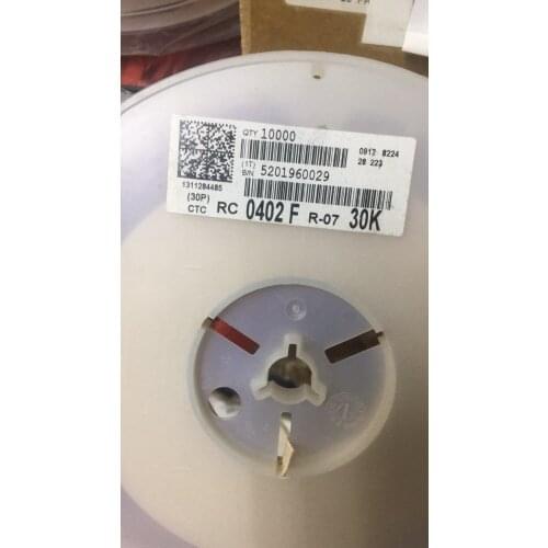 100%Free Shippi YAGEO/RC0402FR-07100KL RES SMD 100K OHM 1% 1/16W 0402