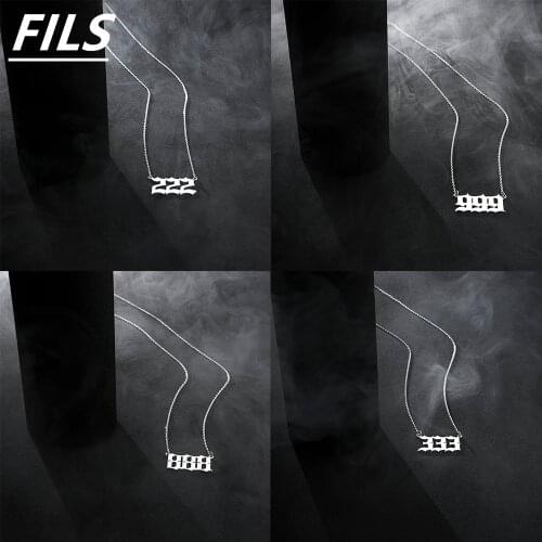 111 222 333 444 555 777 888 999 666 New Stainless Steel Angel Number Gold Women Necklaces Chain Devil Pendant Necklace Jewelry