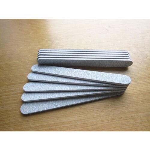 200 Pcs/lot Zebra Nail Files 100/100 80/80 100/180 Straight Nail Sanding Fiel Manicure Acrylic Nail file