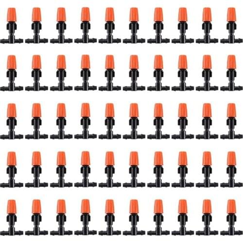 3-Way Atomizing Nozzle, Adjustable Garden Irrigation Nozzle, Garden/Roof Cooling Nozzle, Greenhouse Irrigation