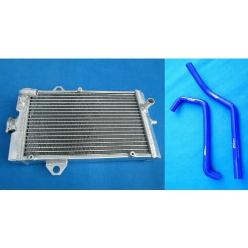 HOT SELLING Aluminum Radiator + Hose Custom For YAMAHA Raptor YFM 700R YFM700R 2006-2012 2006 2007 2008 2009 2010 2011 2012