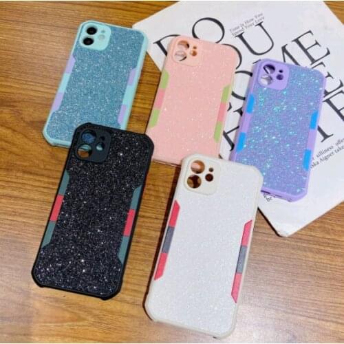 Bling Bling Glitter Protective Shell Soft Shockproof Phone Case For iPhone 11 12 Pro XS MAX XR X 7 8 6Plus SE 2021 Phone Cove