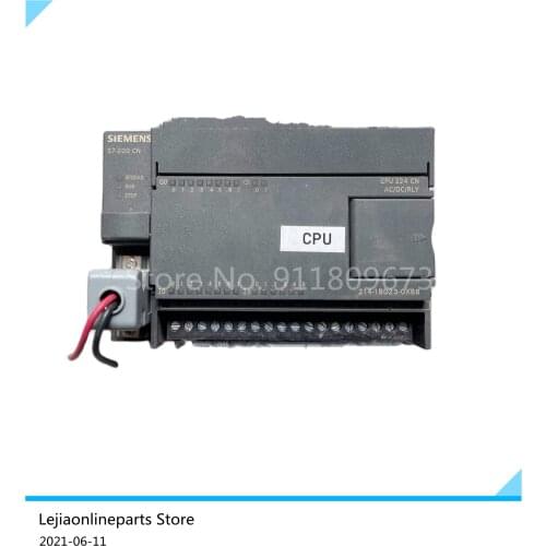 CPU224CN Controller Compatible S7-200 PLC 6ES7 214-1AD23-0XB8 Transistor type 214-1BD23-0XB8 Type PLC Used board