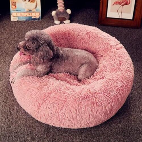 Cotton Dog Bed Long Plush Pet Bed Washable Breathable puppy cushion Keep Warm Indoor Use Soft pet Sofa for dog and cats