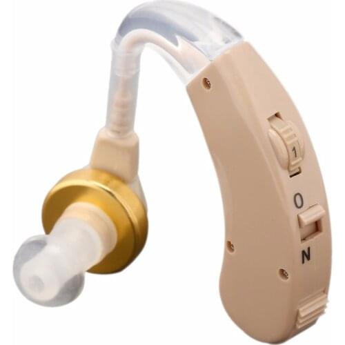 Small Hearing Aid Sound Voice Amplifier Ear Hearing Aids Kit Adjustable Behind Ear Sound Enhancer Ear Care For the elderly deaf