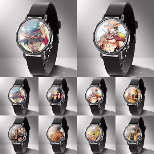 2020 New Arrival Anime One Piece Luffy Ace Sabot Zoro For Women Watch Watches Quartz Wristwatch Female Clock Brithday Gifts A04