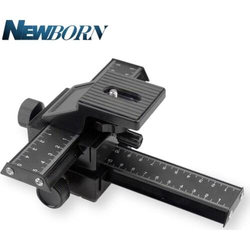 New Macro Focusing Rail Slider Gimbal for Nikon Canon Sony DSLR Camera Gimbal Mount DC with Standard 1/4" Screw