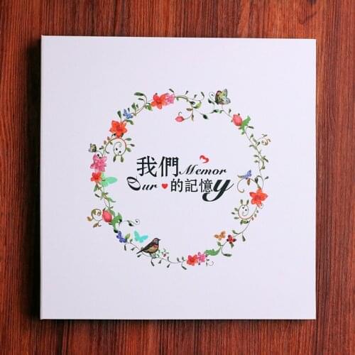Cartoon Illustration Cover Handmade DIY Photo Album Pasted Self-adhesive Scrapbook Album Family Children Creative Birthday Gift