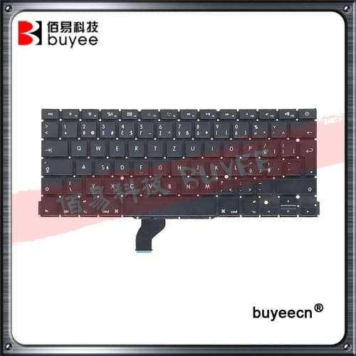 Original New A1502 Czech Keyboard Replacement For Apple Macbook Retina 13'' A1502 Czech Laptop Keyboard 2013 2014 Year