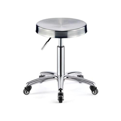 Barber shop can lift rotating pulley big work chair master stool beauty stool manicure bar round stool
