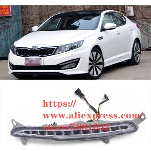 Front Daytime Running Light For 10-13 KIA K5 Optima Front LED Fog Light Left/Right /Front Fog Lamp