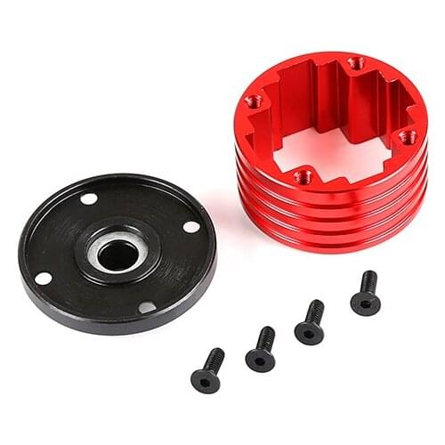 CNC machined all-metal front and rear universal differential housing for 1/5 ROFUN ROVAN LT LOSI 5IVE-T