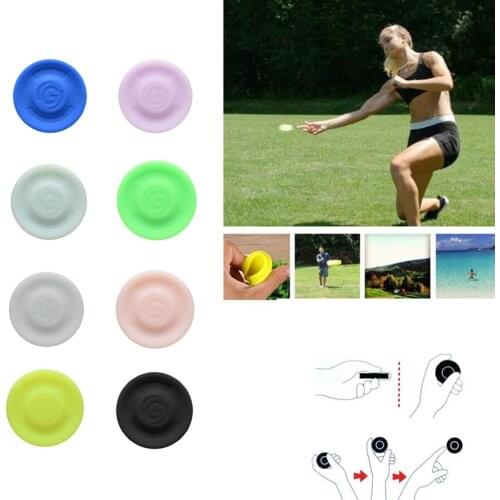 Luminous Mini Beach flying disk for outdoor sports silicone disc decompression toys to play beach entertainment toys Flying Disk