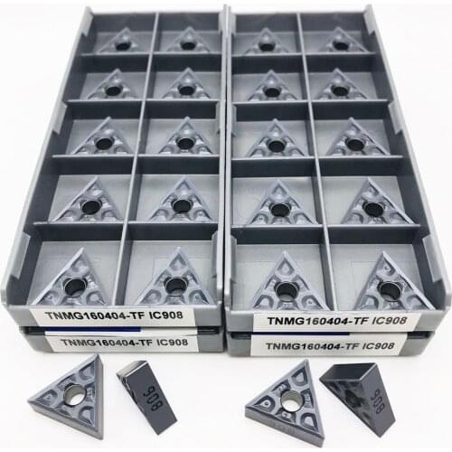 TNMG160404 TF IC907 IC908 External turning tool Carbide insert TNMG 160404 Lathe tool parts Turning insert TNMG turning tool