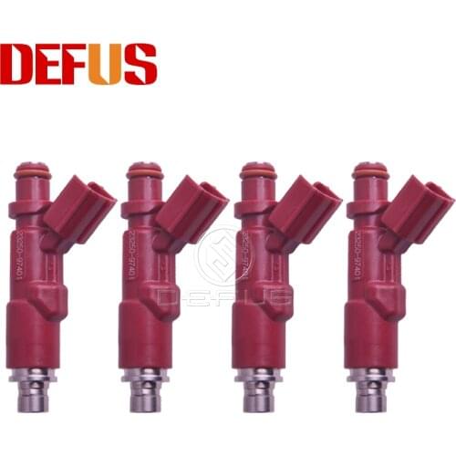 DEFUS 4pcs High Impedance Fuel Injector OE 23250-97401 For Toyota Avanza F601RM K3VE 1.3L 2004-2006 23209-97401 Injection NEW