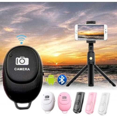 Universal Bluetooth Mini Remote Control Button Compatible With Wireless Controller Selfie Shutter Release Phone