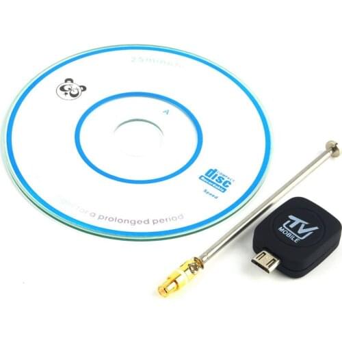 1 pc Mini Micro USB DVB-T Input Digital Mobile TV Tuner Receiver for Android 4.1-5.0 EPG Supporting HDTV Receiving