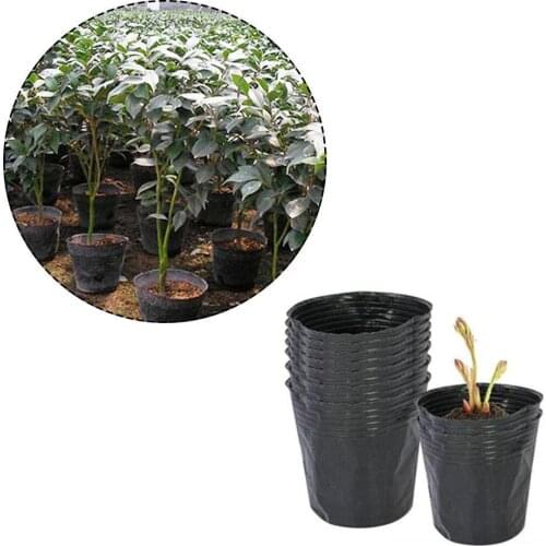 10pcs Plant Nursery Room Pots Plants Garden Nursery Growing Round Garden Pots Flower Seedlings Sowing Planter Home Pot Q5Q7