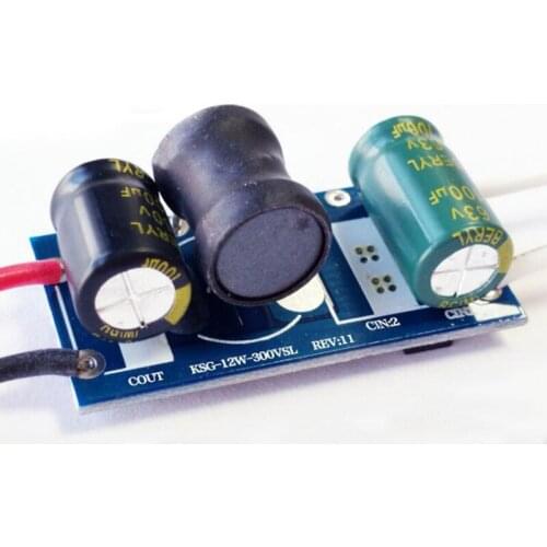 12W LED Driver Input36-48V Output6-32V AC DC Step-down Constant Current Built-in Drive Power Supply 10pcs