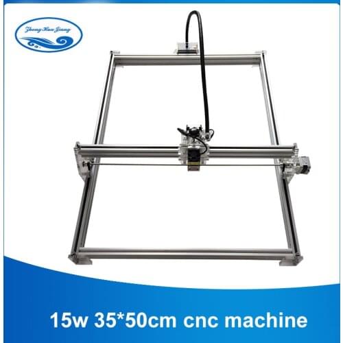 15w Laser Engraver Working Area 35*50cm ,For Toy Laser Cutting Machine 15000mw Diy Laser Engraving Machine Mark on Metal