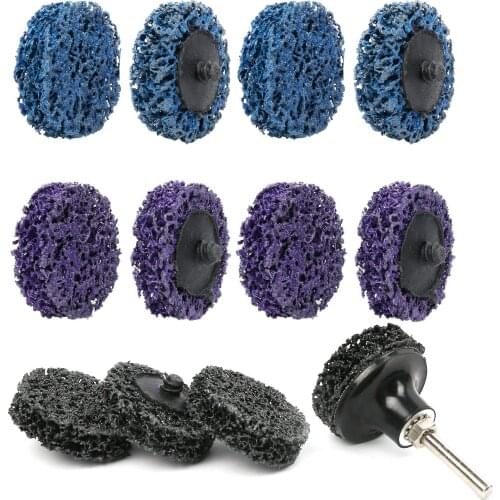 2” Quick Change Stripping Disc Easy Strip and Clean Discs with 1 Disc Pad Holder, Paint and Rust Remover Stripper