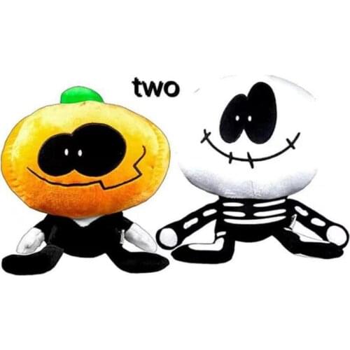 20/30cm Friday Night Funkin Cartoon Plush Toy Kawaii Spooky Month Skid Soft Stuffed Doll Baby Kids Toys Birthday Christmas Gift