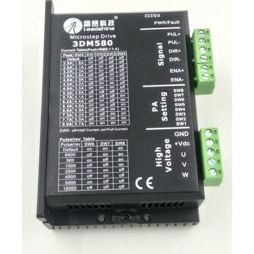 3DM580 - 3 Phase Analog Stepper Drive Max 50 VDC / 8.0A