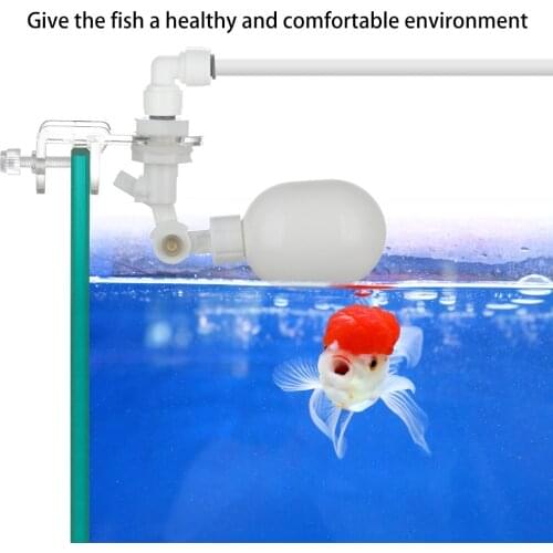 Aquarium Fish Tank Auto Refill Floating Ball Valve Water Controller Supplement System Automatic Water Float Shut Off Ball Valve