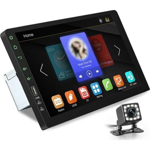 4"Car Stereo Bluetooth 5.0 FM Smart AI Voice MP5 Player Touch Siri 1 Din Car Radio Mirror Link+Mic MP5 Bluetooth Capacitive Scre