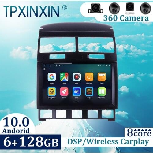 6+128GB For Volkswagen Touareg GP 2002-2010 Android 10 Carplay Radio Player Car GPS Navigation Head Unit Car Radio with Screen