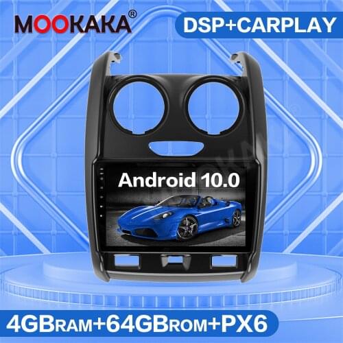 Android 10.0 4GB+64GB Car GPS Navigation Multimedia Player For Renault Duster 2015 - 2020 Auto Radio Stereo Head Unit 4G SIM LTE