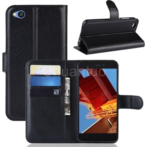 Book Style PU Leather Case Cover for Xiaomi Redmi GO Flip Wallet Phone Bags Cases with Stand for Redmi GO 5.0