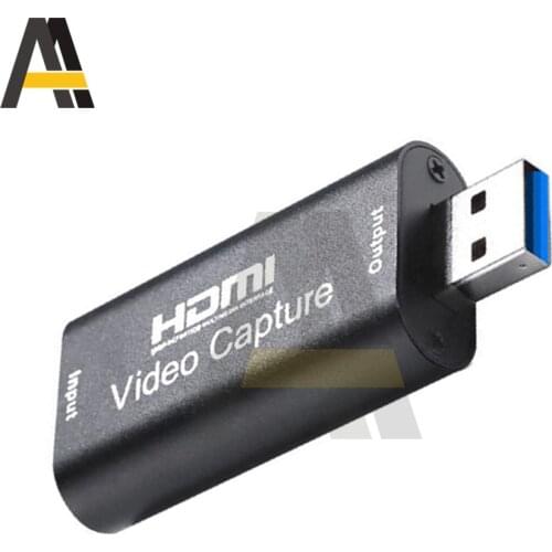 4K Video Capture Card USB 3.0 2.0 HDMI HD 1080p Video Grabber Record Box for Switch Camera Live Streaming Recording PS4 Game DVD