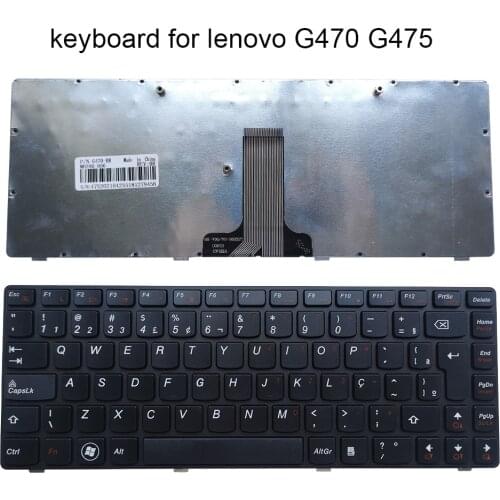 Laptop computers Brazil Keyboard for Lenovo G470 V470 B470 G475 M490 B490 Brazilian qwerty replacement keyboards New MB290-006