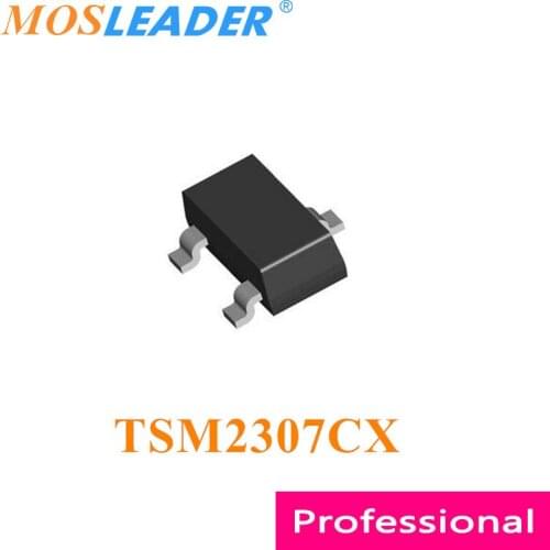 Mosleader TSM2307CX RFG SOT23 3000PCS TSM2307 P-Channel 20v 30v Made in China High quality