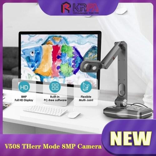 Portable JOYUSING V508 Max scan Resolution 3256*2440 Three Mode 8MP Document Camera for Web Conferencing, Distance Learning
