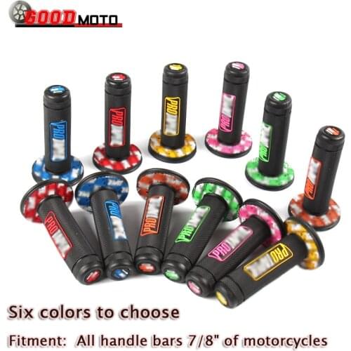 PRO TAPER Motorcycle Protaper Grips motocross Grip Handle Bar DIRT PIT BIKE 7/8" HANDLEBAR RUBBER GEL Dual Density MX Grips